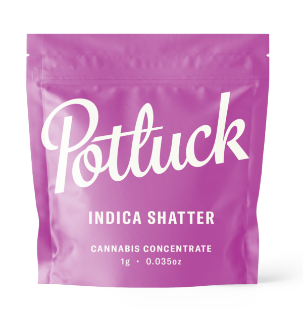 Potluck - Indica Shatter - cannabis Concentrate | Canna Cabana Canada