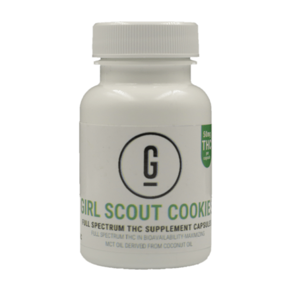 GRASS – THC Capsules – Girl Scout Cookies – 50mg | Canna Cabana Canada