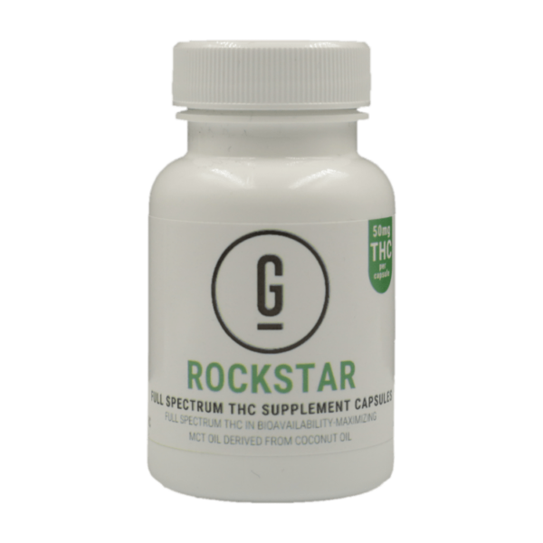 GRASS – THC Capsules – Rockstar – 50mg | Canna Cabana Canada