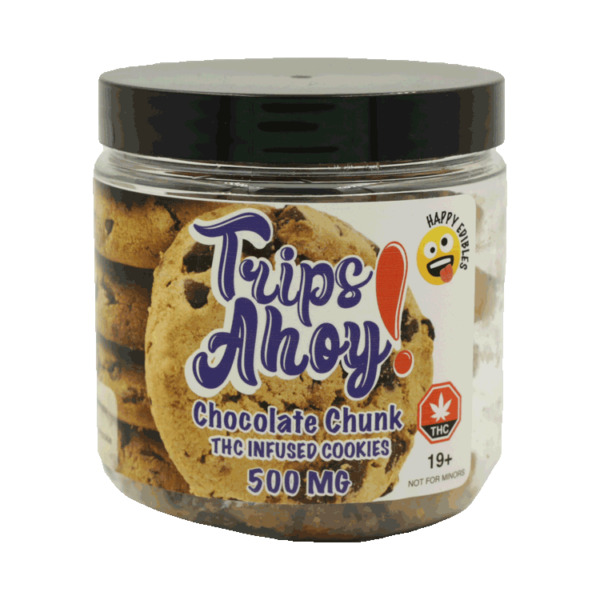 Trips Ahoy – Chocolate Chunk THC Infused Cookies – 500mg | Canna Cabana Canada