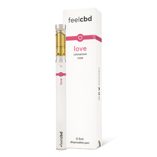 FeelCBD – Love – Dispsable CBD Vape Pen 0.5ml | Canna Cabana Canada