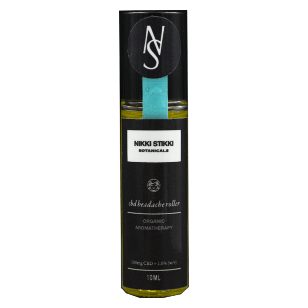 Nikki Stikki Botanicals – Organic Aromatherapy – CBD Headache Roller 100mg CBD | Canna Cabana Canada