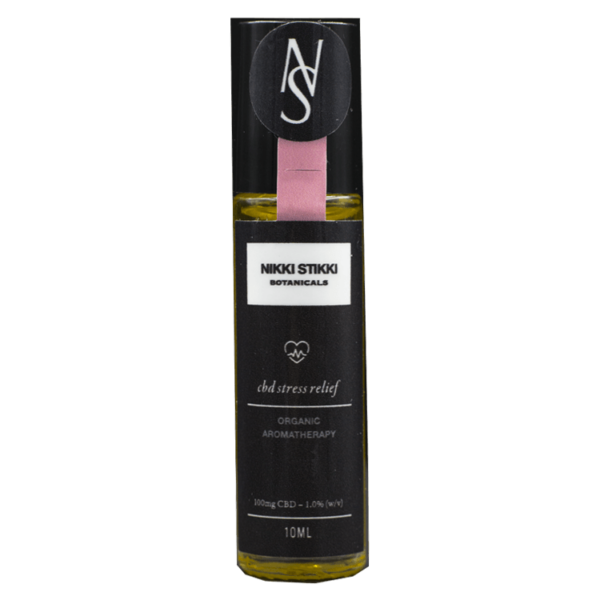 Nikki Stikki Botanicals – Organic Aromatherapy – CBD Stress Relief Roller 100mg CBD | Canna Cabana Canada