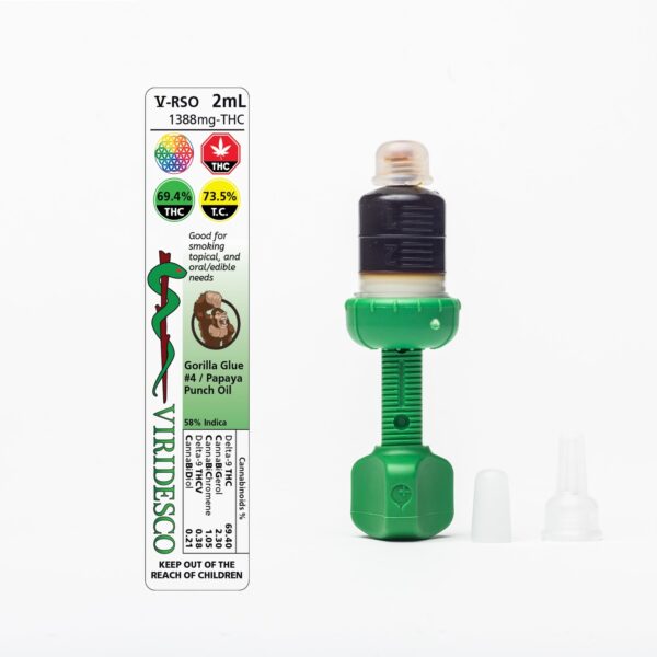 Viridesco – THC / RSO – Gorilla Punch – 2ml | Canna Cabana Canada