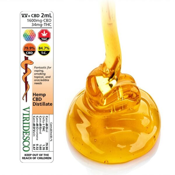 Viridesco – CBD Distillate – 2ml | Canna Cabana Canada