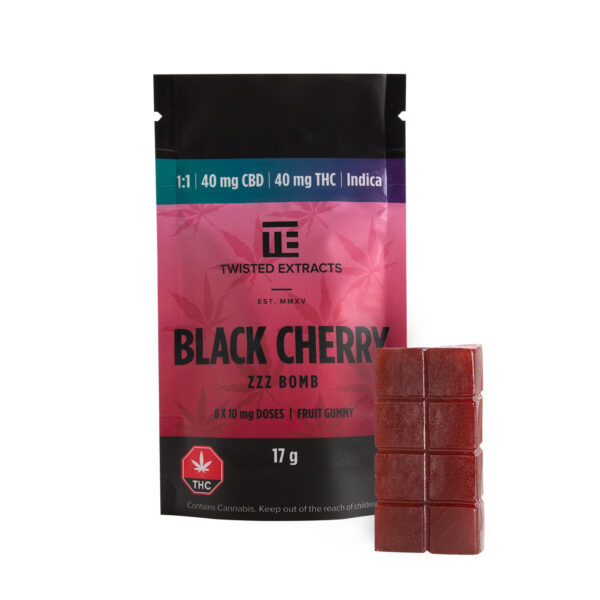 Twisted Extracts – Black Cherry 1:1 Zzz Bombs | Canna Cabana Canada