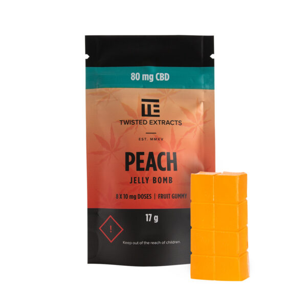 Twisted Extracts – Peach Jelly Bombs – CBD | Canna Cabana Canada