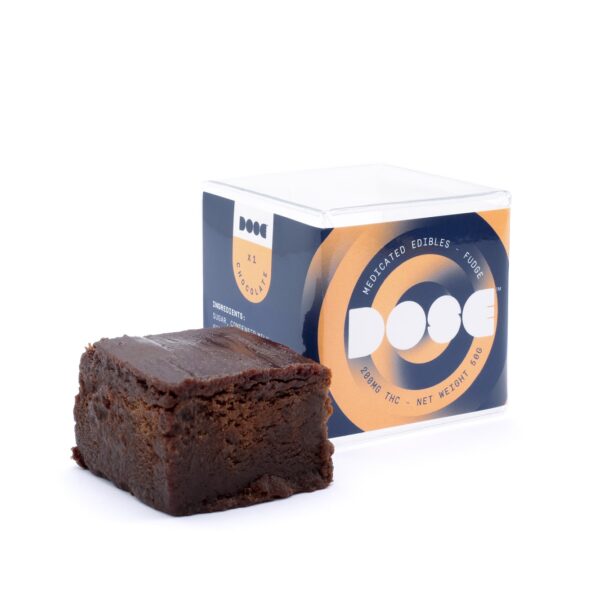 Dose Edibles – Chocolate Fudge – 200mg THC | Canna Cabana Canada