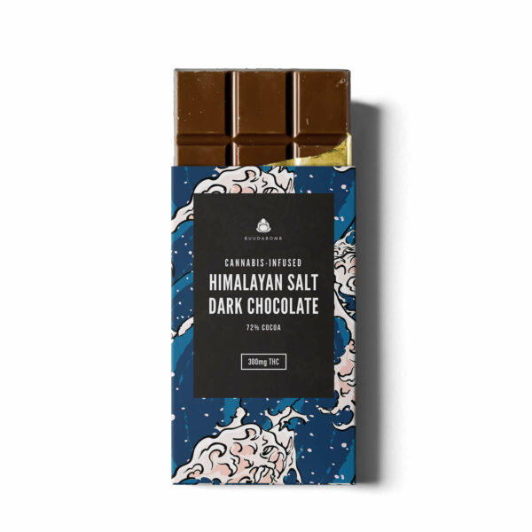 Buudabomb – Himalayan Salt Dark Chocolate – 300mg THC | Canna Cabana Canada