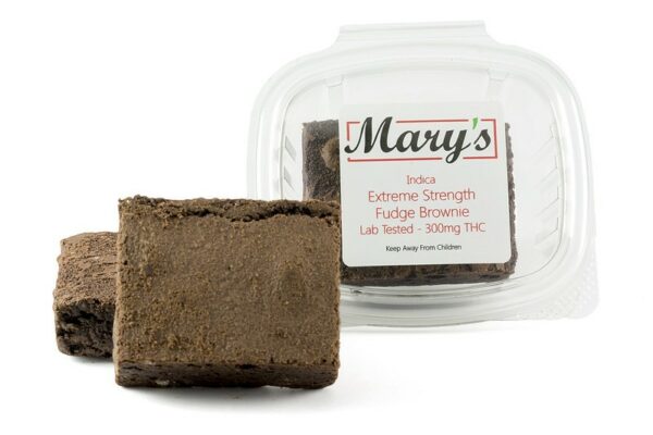 Mary’s Medibles – Extreme Strength Fudge Brownie – 300mg THC (Indica) | Canna Cabana Canada