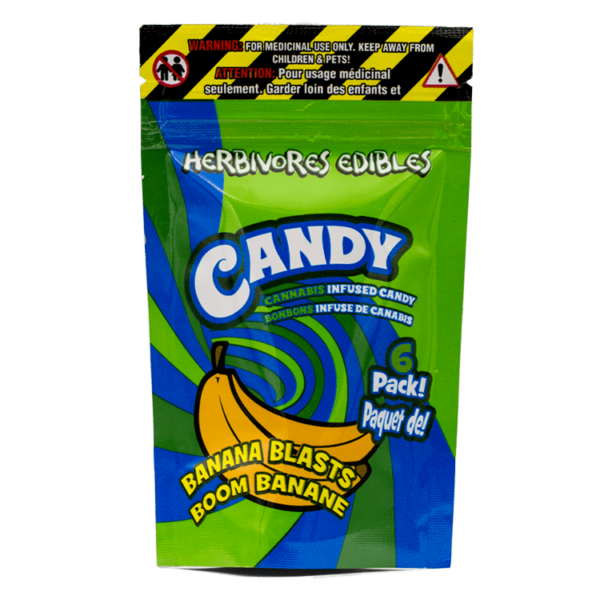 Herbivores Edibles – Banana Blasts Gummies | Canna Cabana Canada