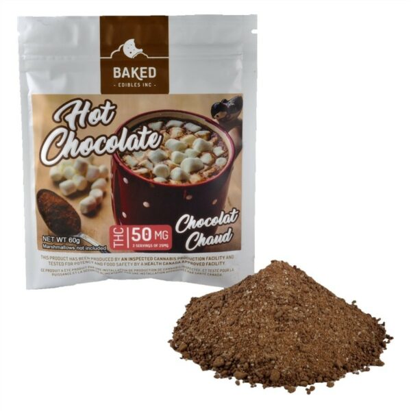 Baked Edibles – Hot Chocolate 50mg THC | Canna Cabana Canada