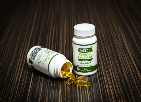 Baked Edibles -Indica Cannoil Capsules 5mg | Canna Cabana Canada