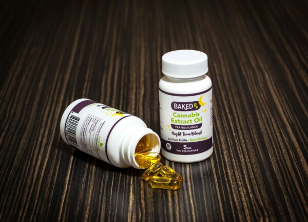 Baked Edibles – Tranquilanol (Sedative) Capsules 5mg | Canna Cabana Canada