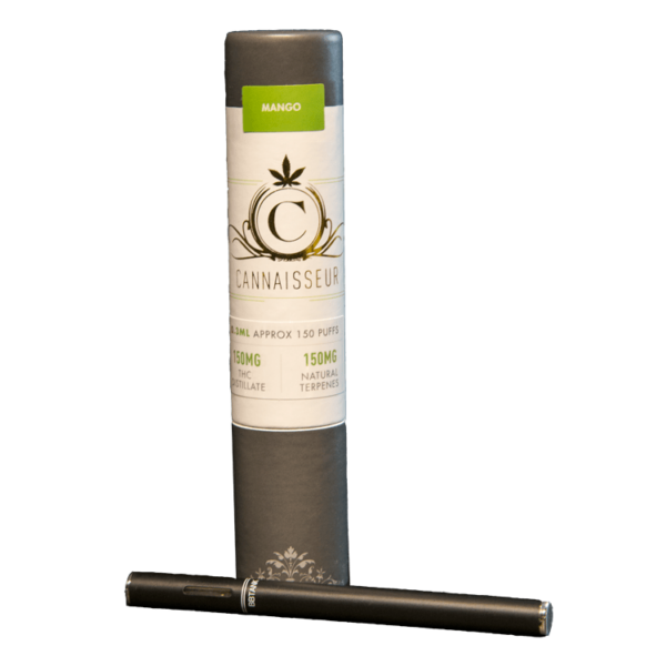 Cannaisseur – Disposable THC Distillate Pen – Mango 0.3ml | Canna Cabana Canada