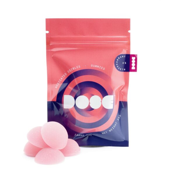 Dose Edibles Gummies – Blackcurrant | Canna Cabana Canada