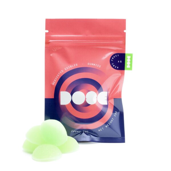 Dose Edibles Gummies – Kiwi Fruit | Canna Cabana Canada