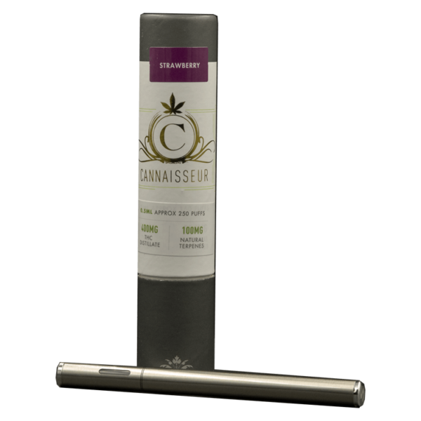 Cannaisseur – Disposable THC Distillate Pen – Strawberry 0.3ml | Canna Cabana Canada