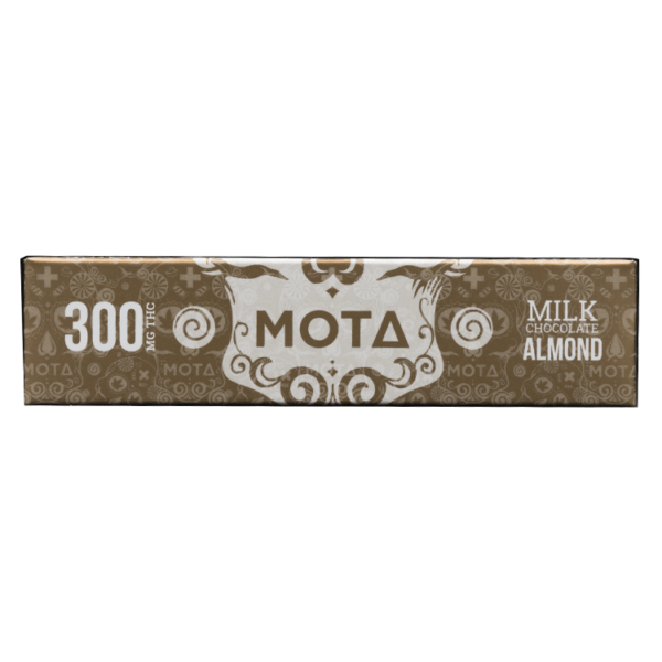 MOTA Edibles – Milk Chocolate Almond Bar – 300mg THC | Canna Cabana Canada