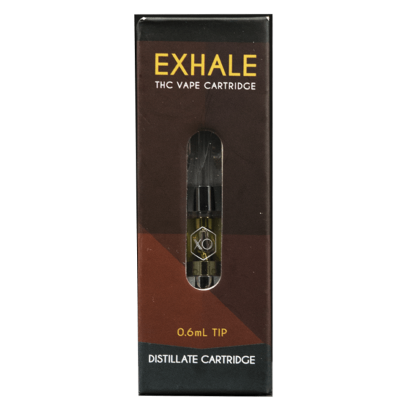 XO Exhale – THC Distillate Refill Cartridge – Banana Kush 0.6ml | Canna Cabana Canada