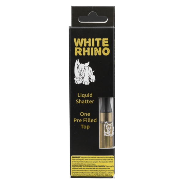White Rhino – Liquid Shatter Refill Cartridge – Girl Scout Cookies 1g | Canna Cabana Canada