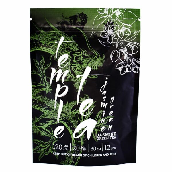Temple Tea – Jasmine Green Tea – 120mg THC | Canna Cabana Canada