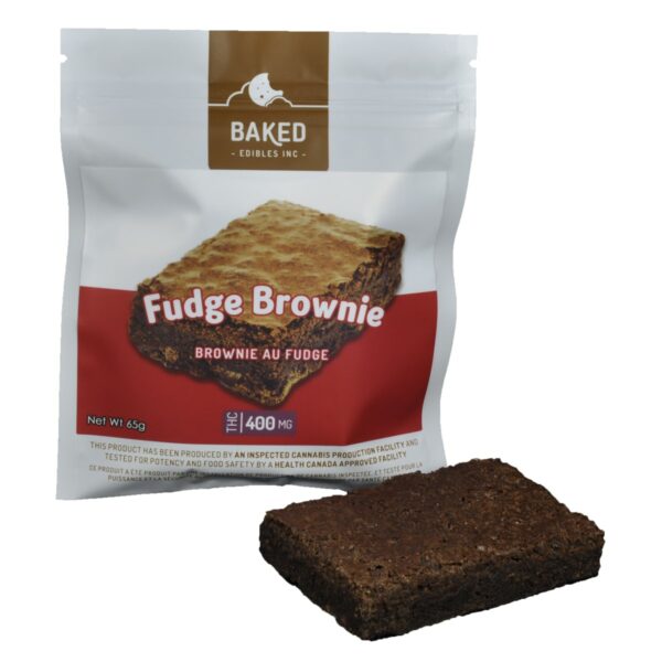 Baked Edibles – Fudge Brownie 400mg THC | Canna Cabana Canada
