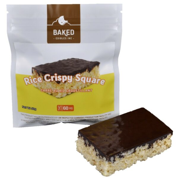 Baked Edibles – Rice Crispy Squares 60mg THC | Canna Cabana Canada