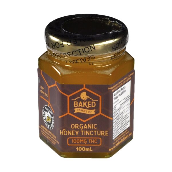 Baked Edibles – Organic Honey Tincture 100mg THC | Canna Cabana Canada
