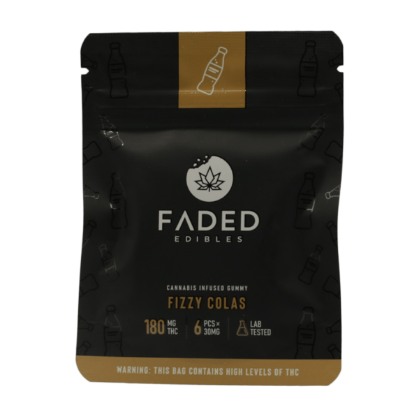 Faded Edibles – Fizzy Colas – 180mg | Canna Cabana Canada