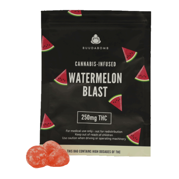 Buudabomb – Watermelon Blast – 250mg | Canna Cabana Canada