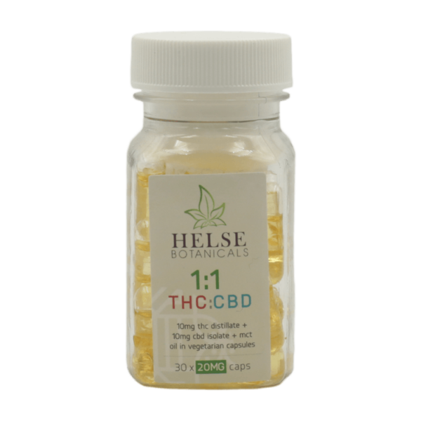 Helse Botanicals – 1:1 THC/CBD Capsules | Canna Cabana Canada