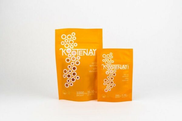 Kootenay Labs – 1:1 Gummies – Tangerine – 1000mg | Canna Cabana Canada
