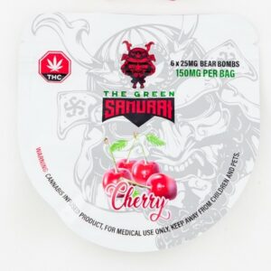 The Green Samurai – Cherry Gummies – 150mg | Canna Cabana Canada