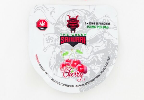 The Green Samurai – Cherry Gummies – 150mg | Canna Cabana Canada