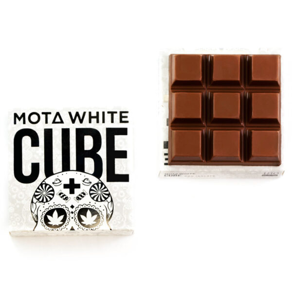 MOTA White Cube – 180mg CBD Milk Chocolate Cube | Canna Cabana Canada