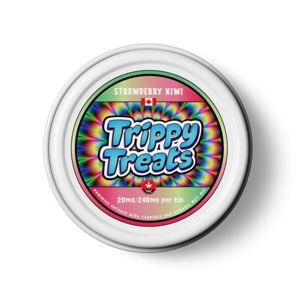 Trippy Treats – Strawberry Kiwi Gummies – 240mg THC | Canna Cabana Canada
