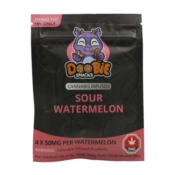 Doobie Snacks – CBD Sour Gummy Bears – 150mg CBD | Canna Cabana Canada