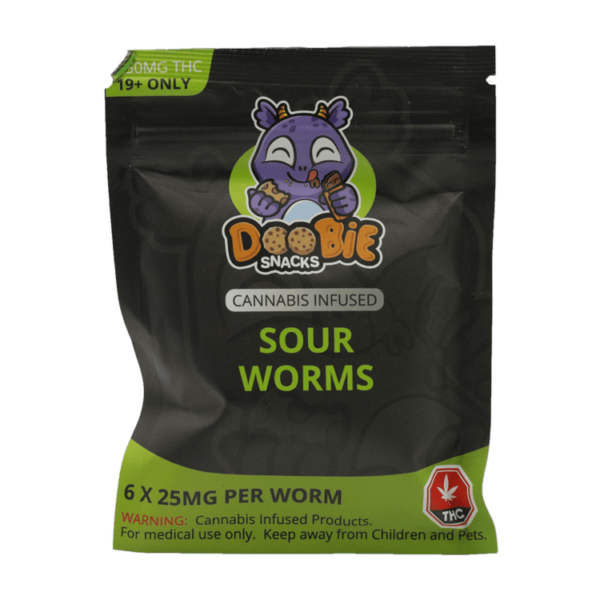 Doobie Snacks – CBD Sour Gummy Bears – 150mg CBD | Canna Cabana Canada