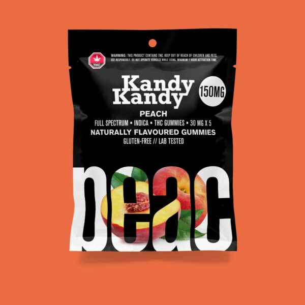 Kandy Kandy – Peach Gummies | Canna Cabana Canada