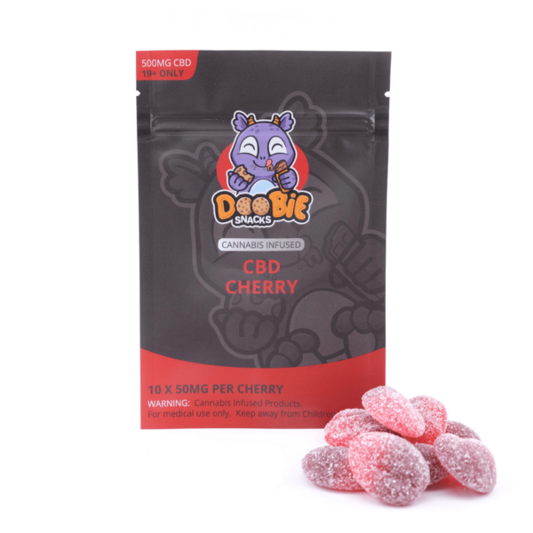 Doobie Snacks – CBD Cherry Gummies – 500mg CBD | Canna Cabana Canada