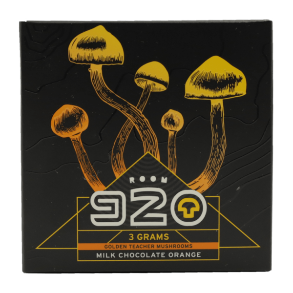 Room 920 – Mushroom Chocolate Bar – Milk Chocolate Orange – 3 grams | Canna Cabana Canada