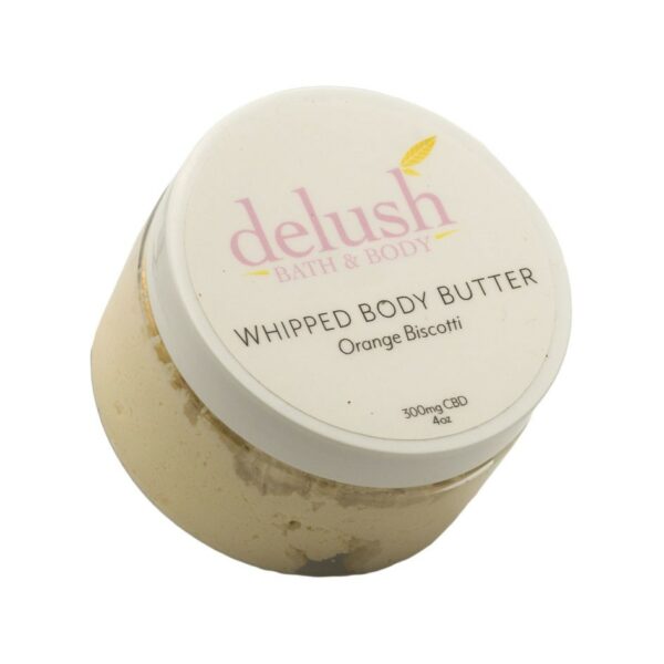 Delush Bath and Body – Whipped Body Butter – Orange Dreamsicle 300mg CBD | Canna Cabana Canada