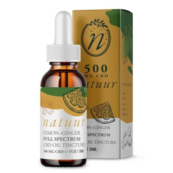 Natuur – Full Spectrum CBD Oil Tincture – Lemon Ginger – 1000mg | Canna Cabana Canada
