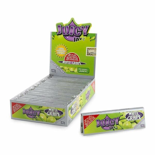 Juicy Jay’s – Hemp Papers (1.25 inch) – White Grape | Canna Cabana Canada