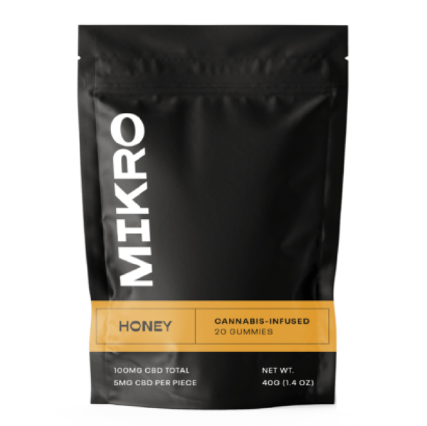 Mikro – CBD Gummies – 100mg CBD – Honey | Canna Cabana Canada