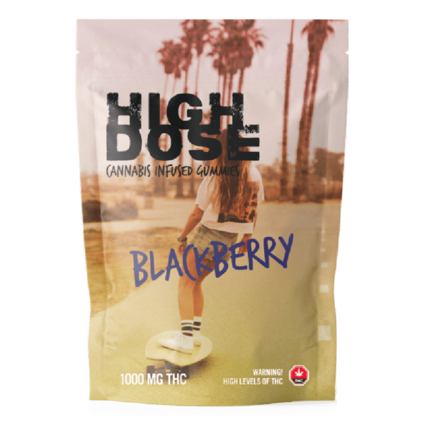 High Dose – cannabis Infused Gummies – Blackberry – 1000mg/1500mg | Canna Cabana Canada