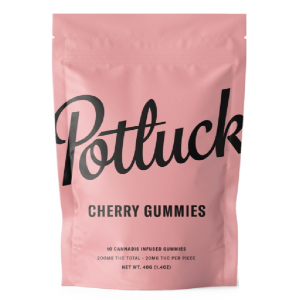 Potluck Extracts – Cherry Gummies – 200mg THC | Canna Cabana Canada