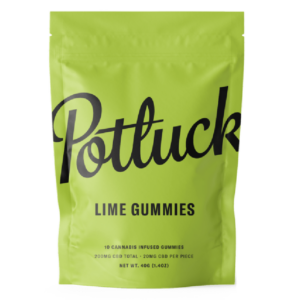 Potluck Extracts – Lime Gummies (CBD) – 200mg | Canna Cabana Canada