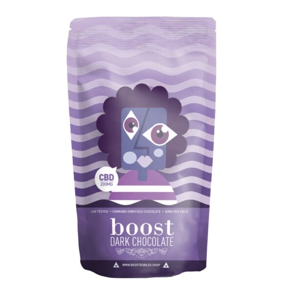 Boost – THC Dark Chocolate Bars – 200mg | Canna Cabana Canada